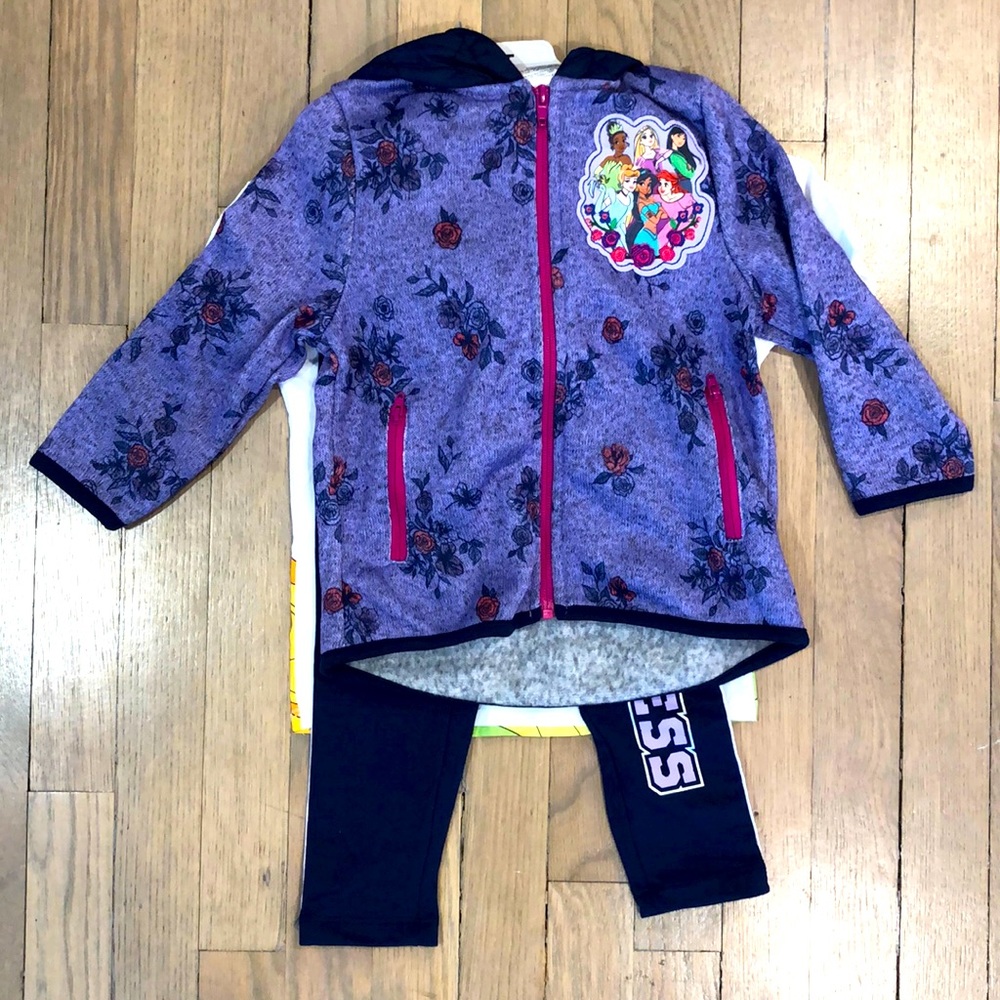 Disney Princess 3 piece Sweater Set size 3T
